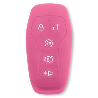 Recon - Recon 264002FD1PK Silicone Key Fob Cover Pink 14-17 F150/Super Duty