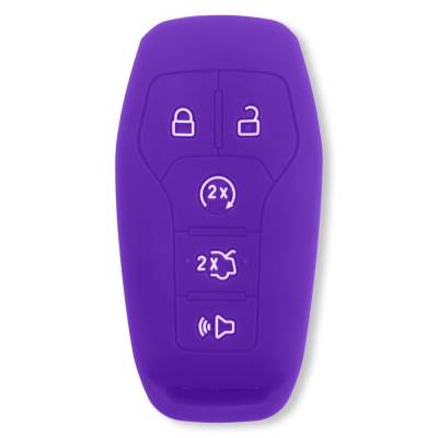 Recon - Recon 264002FD1PR Silicone Key Fob Cover Purple 14-17 F150/Super Duty