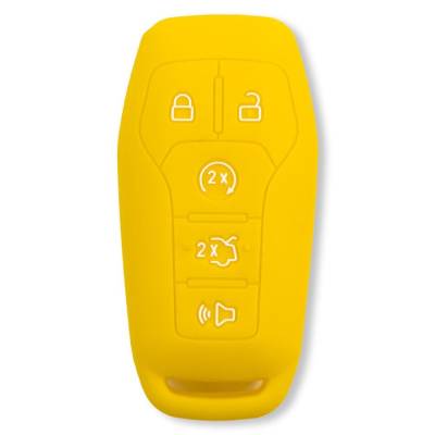 Recon - Recon 264002FD1YL Silicone Key Fob Cover Yellow 14-17 F150/Super Duty