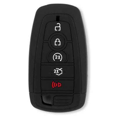 Recon - Recon 264002FD2BK Silicone Key Fob Cover Black 18-25 F150/Super Duty