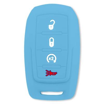 Recon - Recon 264002DG2BB Silicone Key Fob Cover Baby Blue for 19-25 RAM Trucks