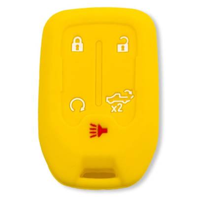 Recon - Recon 264002GM1YL Silicone Key Fob Cover Yellow 19-21 Silverado/Sierra
