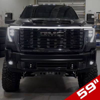 Recon - Recon 264001S 59" High Power Universal LED DRL Hood Light White