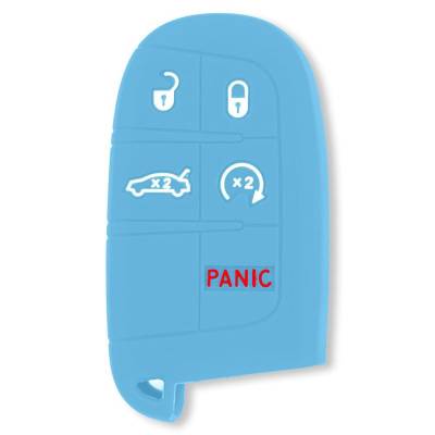 Recon - Recon 264002DG1BB Silicone Key Fob Cover Baby Blue for 13-18 RAM Trucks