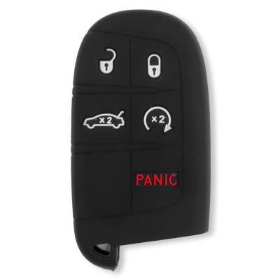 Recon - Recon 264002DG1BK Silicone Key Fob Cover Black for 13-18 RAM Trucks