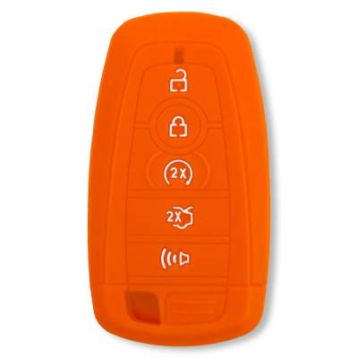 Recon - Recon 264002FD2OR Silicone Key Fob Cover Orange 18-25 F150/Super Duty