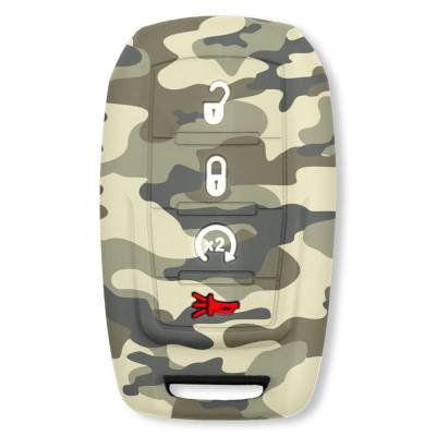 Recon - Recon 264002DG2GC Silicone Key Fob Cover Green Camo for 19-25 RAM Trucks