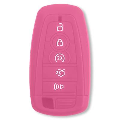 Recon - Recon 264002FD2PK Silicone Key Fob Cover Pink 18-25 F150/Super Duty