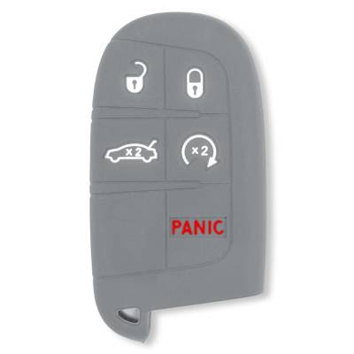 Recon - Recon 264002DG1GY Silicone Key Fob Cover Gray for 13-18 RAM Trucks