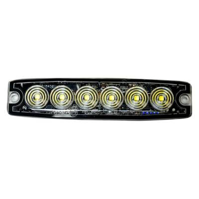 Recon - Recon 26425AM 6-LED 23 Function Ultra-Thin Strobe Light Module Amber