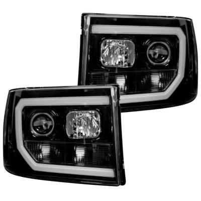 Recon - Recon 264271BKC Projector HeadLights Smoked Lens for 07-13 GMC Sierra 1500HD