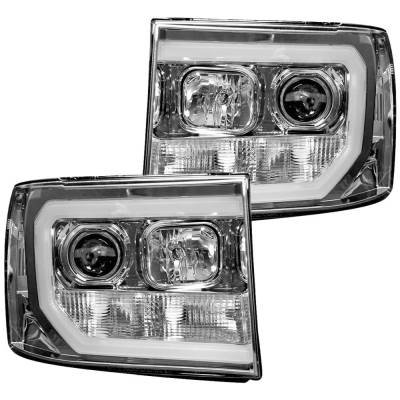Recon - Recon 264271CLC Projector HeadLights Clear Lens for 07-13 GMC Sierra 1500/HD