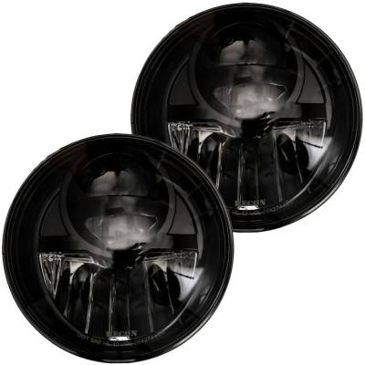 Recon - Recon 264274BK LED Projector HeadLights Smoked Lens for 07-18 Wrangler JK