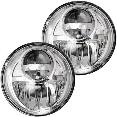 Recon - Recon 264274CL LED Projector HeadLights Clear Lens for 07-18 Wrangler JK