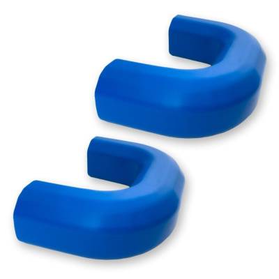 Recon - Recon 264004CHHDBL Silicone Tow Hook Cover Set Blue 20-24 Silverado HD