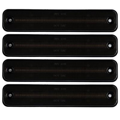 Recon - Recon 264183BK LED Side Marker Lights Smoked/Red/Amber 02-10 Hummer H2