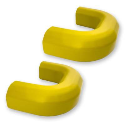 Recon - Recon 264004CHHDYL Silicone Tow Hook Cover Set Yellow 20-24 Silverado HD