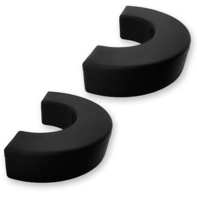 Recon - Recon 264004CHLDBK Silicone Tow Hook Cover Set Black 19-24 Silverado 1500