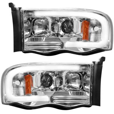 Recon - Recon 264191CLC Projector HeadLights Clear Lens for 02-05 RAM Trucks