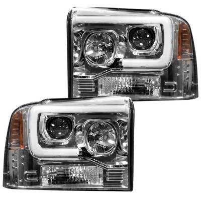 Recon - Recon 264193CLC Projector HeadLights Clear Lens 05-07 Ford Super Duty