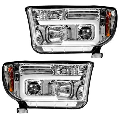 Recon - Recon 264194CLC Projector HeadLights Clear Lens for 07-13 Tundra/Sequoia