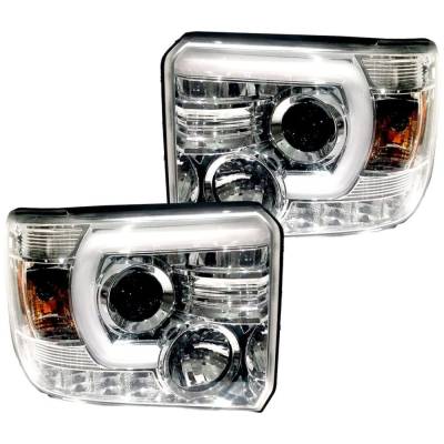 Recon - Recon 264295CLC Projector HeadLights Clear Lens 14-18 GMC Sierra 1500/HD