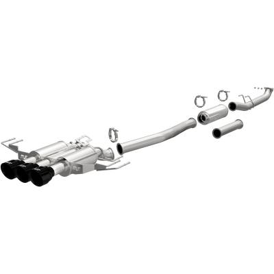 MagnaFlow Exhaust Products - MagnaFlow 19696 SPEQ Series Black Chrome Tips Cat-Back System