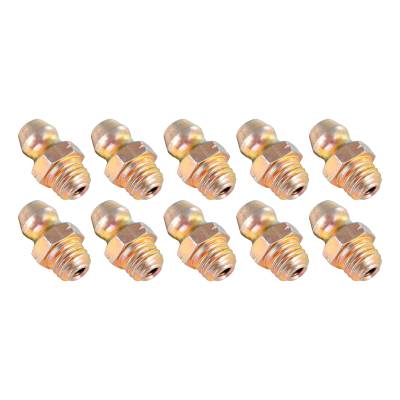 CURT - CURT 2025027802 Grease Zerk for Wet Bolt Equalizers & Lubricated Axles 10Pc