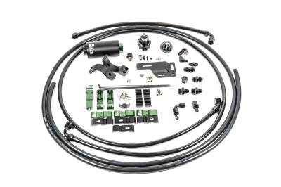 RADIUM Engineering - RADIUM 20-1334-03 Fuel Hanger Plumbing Kit Mitsubishi EVO 1-6 Stainless Filter