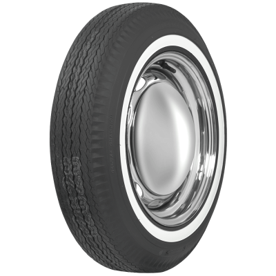 Coker - Coker 566052 640-15 FIRESTONE 1" White Wall