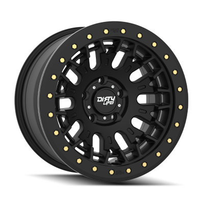 DIRTY LIFE - Dirty Life 9317-7973MB38 DT-3 9317 Satin Black Sim-Bead Wheel 17x9 5x127 -38mm