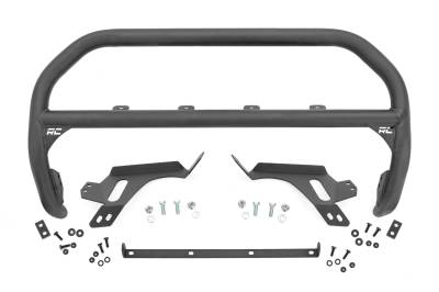 Rough Country Suspension Systems - Rough Country Front Bumper Nudge Bar Black 21-24 Bronco Sport 51154