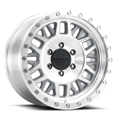 Raceline Wheels - Raceline Wheels 951MC-79081-12 Ryno 951MC 17x9 8x170 -12mm Silver/Machined