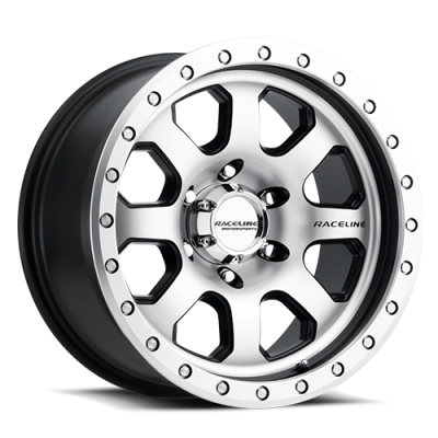 Raceline Wheels - Raceline Wheels 929M-79080-12 Avenger 929M 17x9 8x6.5 -12mm Silver/Machined