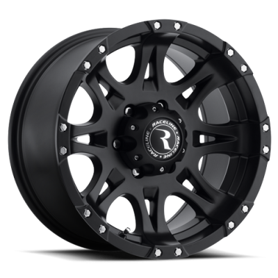 Raceline Wheels - Raceline Wheels Raptor 981 18x9 6x135 25mm Matte Black 981-89065+25