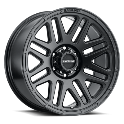 Raceline Wheels - Raceline Wheels Outlander 944B 17x8.5 6x120 18mm Satin Black 944B-78562+18