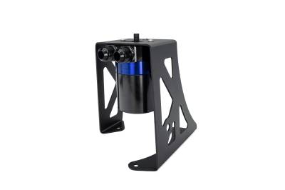 HPS Performance - HPS 860-032BL Aluminum Oil Catch Can for 24-25 Toyota Tacoma 2.4L Turbo