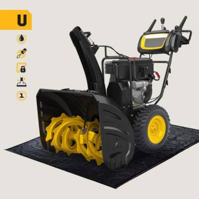 Auto Floor Guard - AutoFloorGuard PVC Garage Floor Spill Containment Mat Snowblower AFG7914