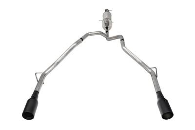 Corsa Performance - Corsa 21309BPC 2.5" SS Sport Cat-Back No Drone Technology Dual Rear Exit