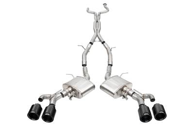 Corsa Performance - Corsa 21317CFBLK 3" Cat-Back Exhaust for 22-25 Cadillac CT4-V Blackwing