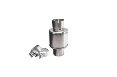 Corsa Performance - Corsa PKM2009 3" Exhaust Resonator Slip Fit Packed Resonator w/Clamps 2-3 dB