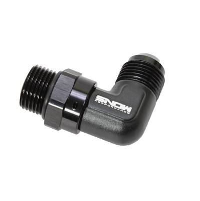 Snow Performance - Snow Performance SNF-60119 -10 ORB To -10 AN 90-DEG Swivel Fitting Black