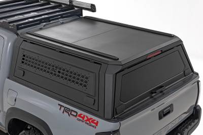 Rough Country Suspension Systems - Rough Country Modular Truck Bed Cap-Black for 16-23 Tacoma 5' Bed 73406