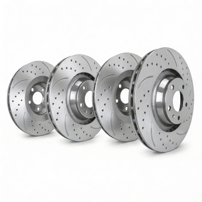 SP Performance - SP Perf. KT-FRR-S-P-008779 Zinc Drill/Slot Brake Rotor Kit for 11-14 200