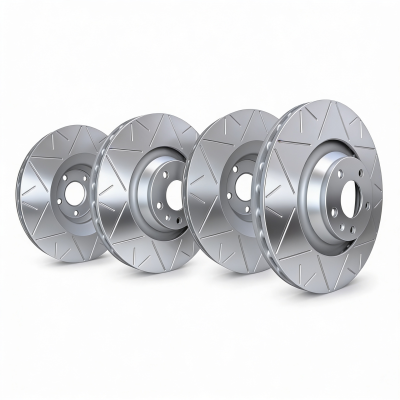 SP Performance - SP Perform. KT-FRR-V-P-008783 Zinc Peak Brake Rotor Kit for 11-14 Chrysler 200