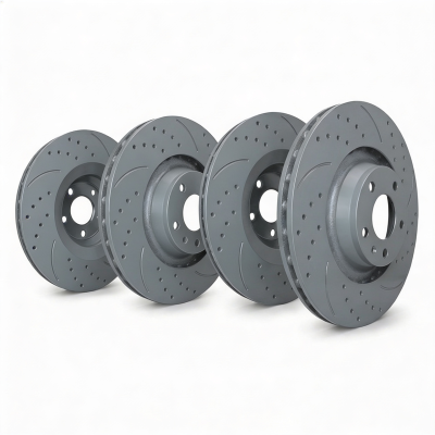 SP Performance - SP Performance KT-FRR-S-G-006790 Drill/Slot Gry Zinc Rotor for 00-06 Baja/Legacy