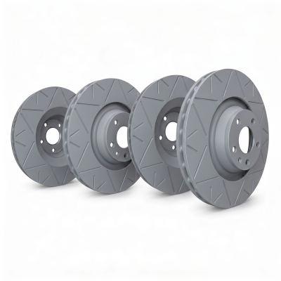 SP Performance - SP Perform. KT-FRR-V-G-014662 Grey Peak Brake Rotor Kit 18-26 Equinox 1.5/1.6