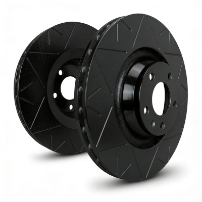 SP Performance - SP Performance V06-278-B Peak Black Zinc Rear Rotors 08-10 BMW 528i 04-07 530i