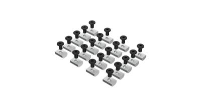 Rhino-Rack USA - Rhino-Rack 61041 Platforms PIONEER 6 M6 SCREWS & CHANNEL NUTS SET OF 20
