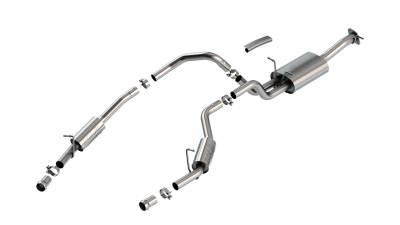 Borla - Borla 141031 ATAK Cat-Back Exhaust One Split Rear Exit for 25-26 RAM 1500 3.0L